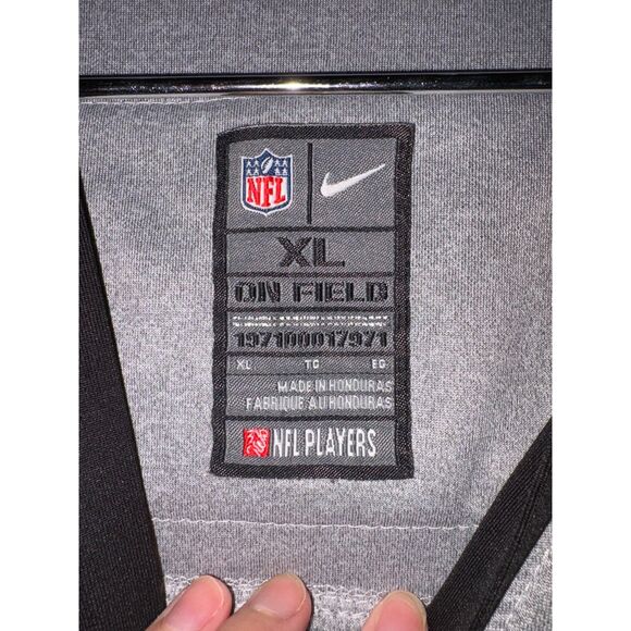 Cam Newton Carolina Panthers Nike Gray Gridiron II Limited Jersey XL - Picture 4 of 4